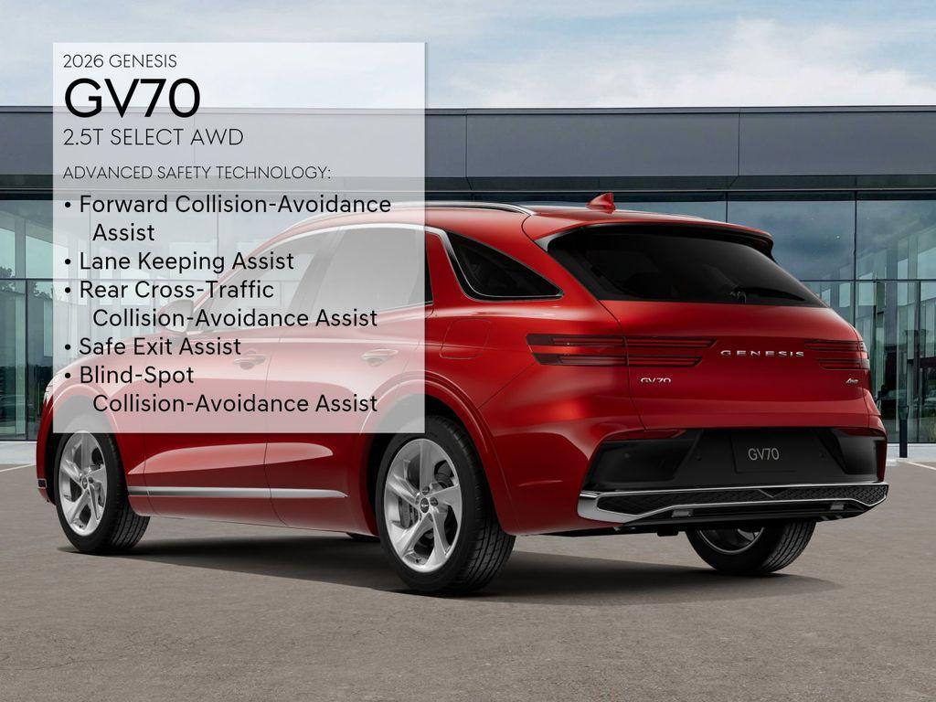 new 2026 Genesis GV70 car, priced at $52,530