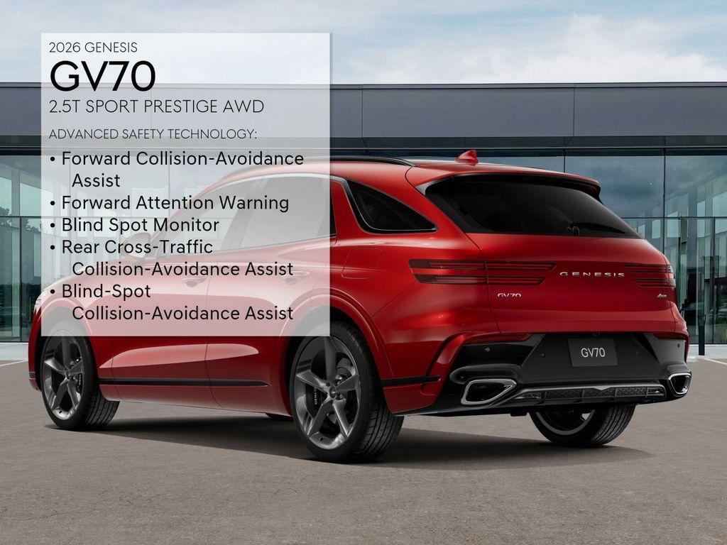 new 2026 Genesis GV70 car, priced at $61,040