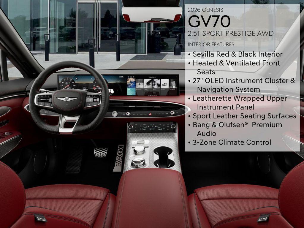 new 2026 Genesis GV70 car, priced at $61,040