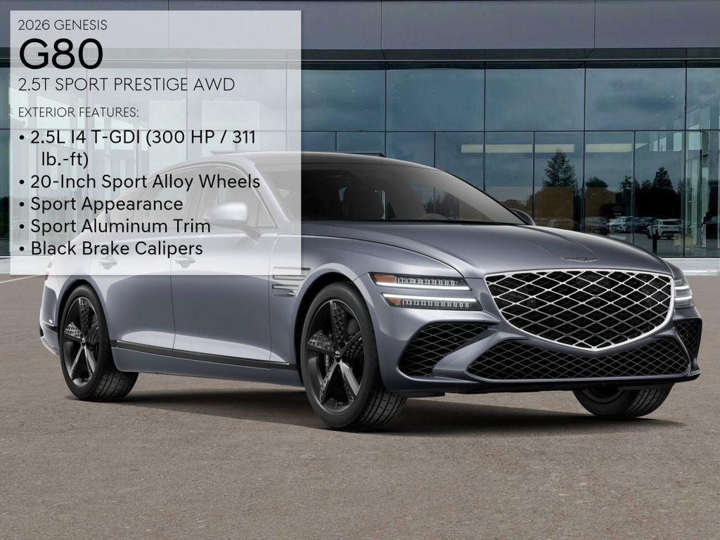 new 2026 Genesis G80 car, priced at $71,605