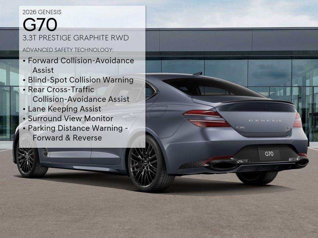 new 2026 Genesis G70 car, priced at $57,945