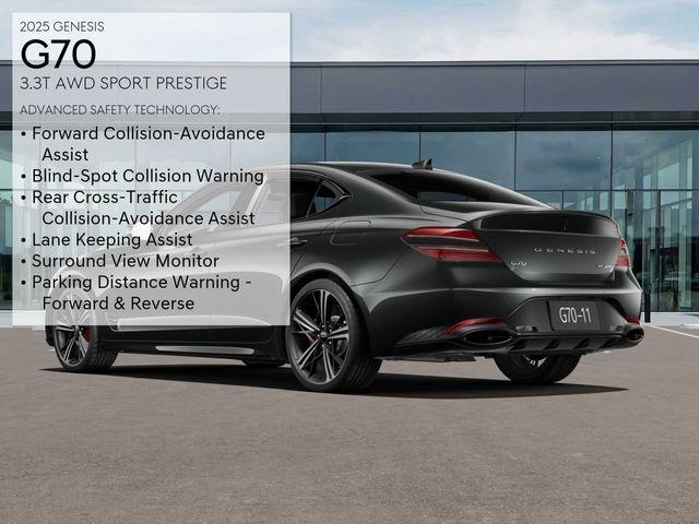 new 2025 Genesis G70 car, priced at $55,364