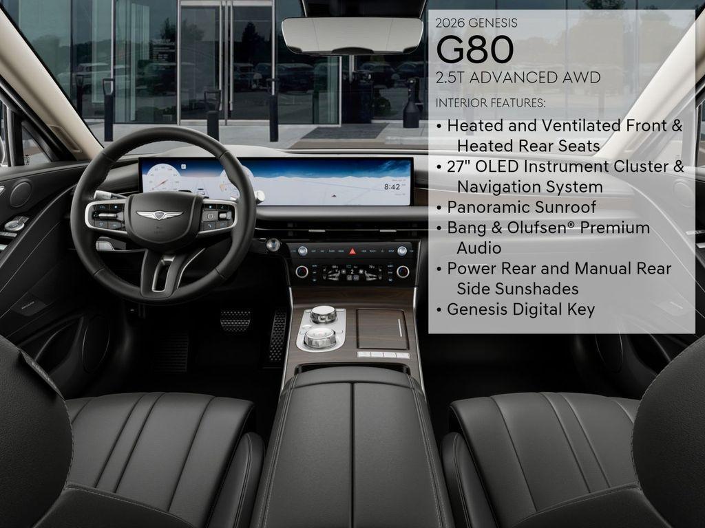 new 2026 Genesis G80 car, priced at $65,615