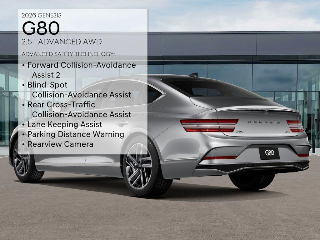 new 2026 Genesis G80 car, priced at $65,615
