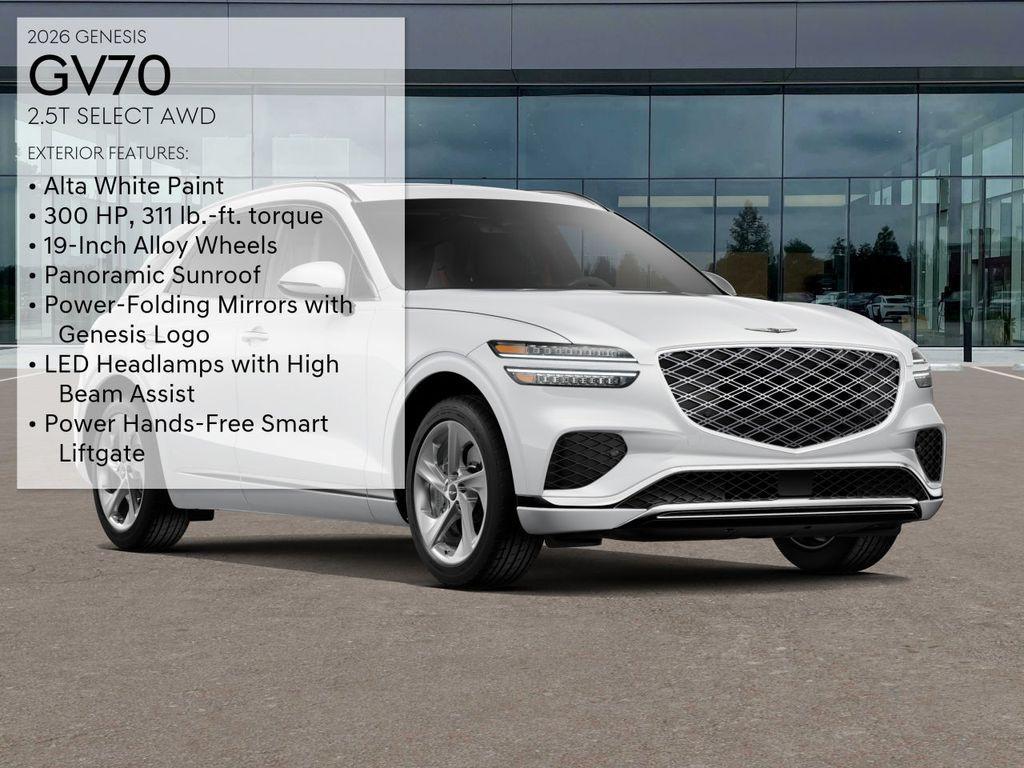new 2026 Genesis GV70 car, priced at $52,620