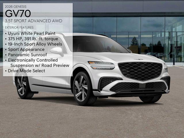 new 2026 Genesis GV70 car, priced at $67,160