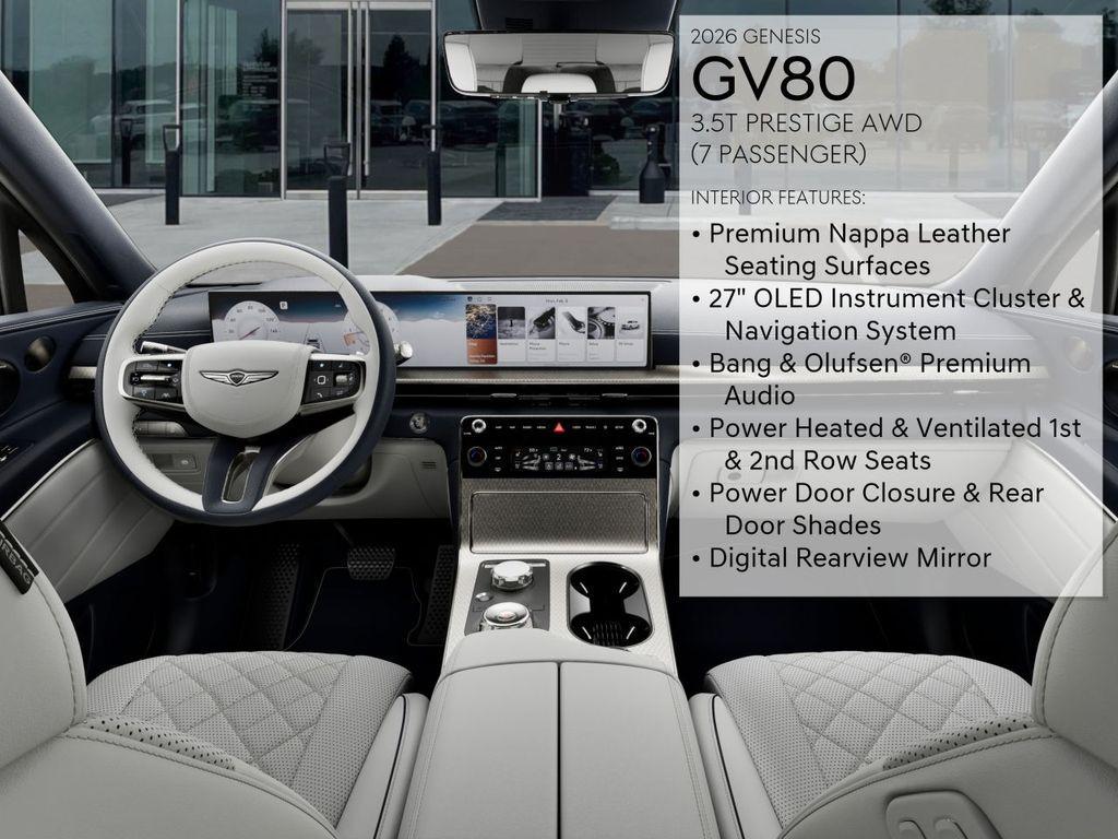 new 2026 Genesis GV80 car, priced at $82,980