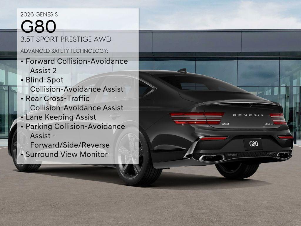new 2026 Genesis G80 car, priced at $79,865
