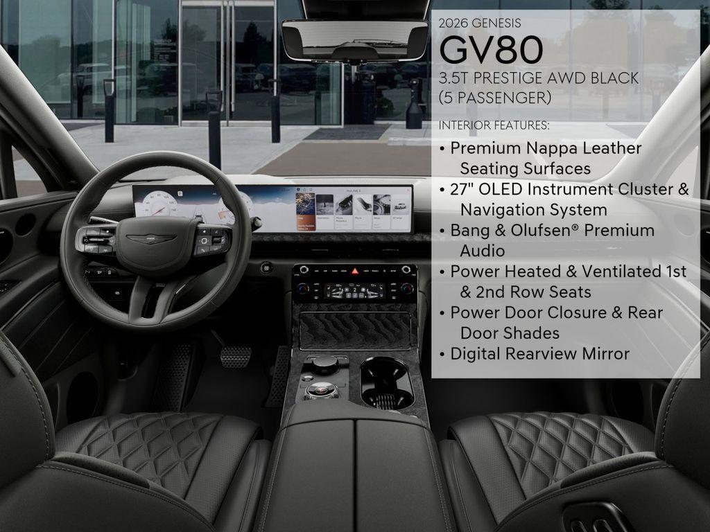 new 2026 Genesis GV80 car, priced at $84,425