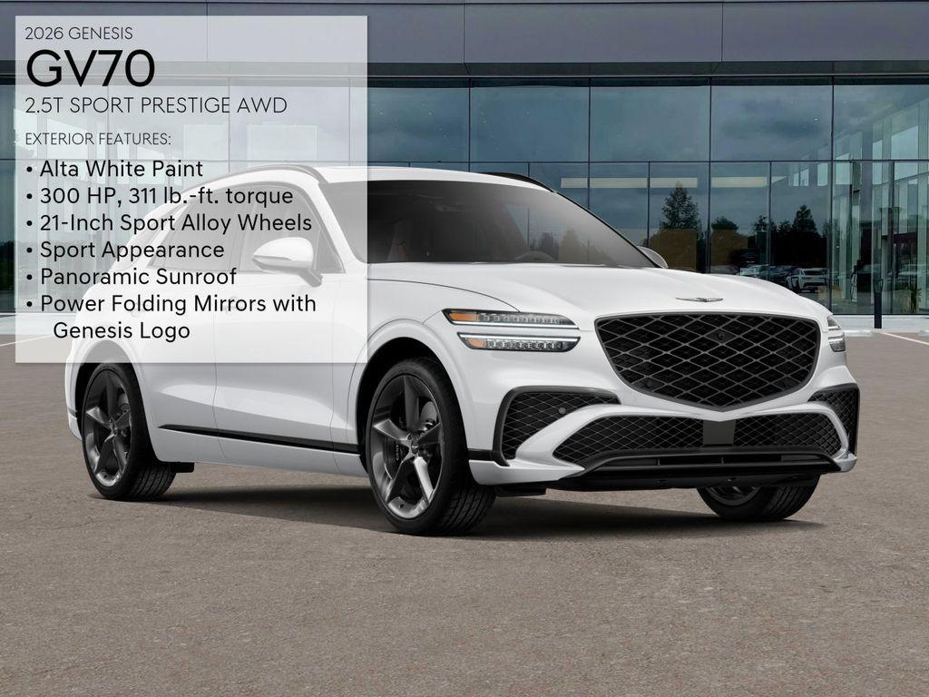 new 2026 Genesis GV70 car, priced at $60,585