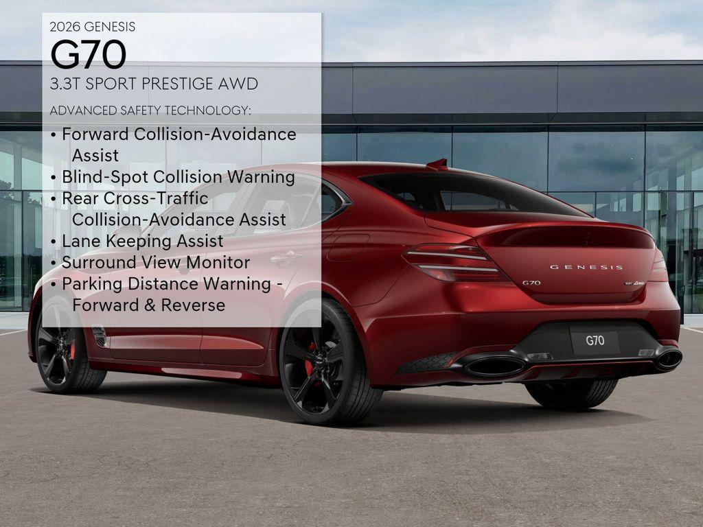 new 2026 Genesis G70 car, priced at $56,975