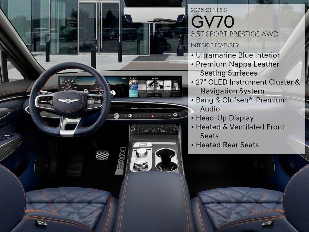 new 2026 Genesis GV70 car, priced at $69,407
