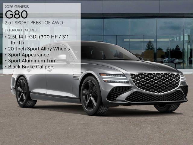 new 2026 Genesis G80 car, priced at $72,425