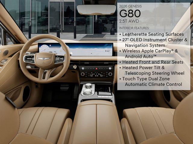 new 2026 Genesis G80 car, priced at $60,855