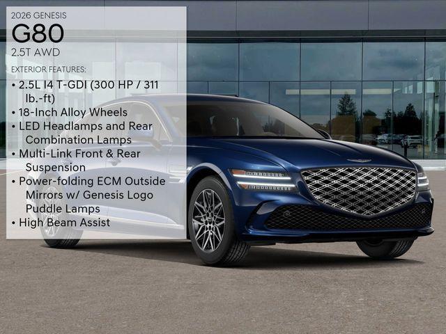 new 2026 Genesis G80 car, priced at $60,855