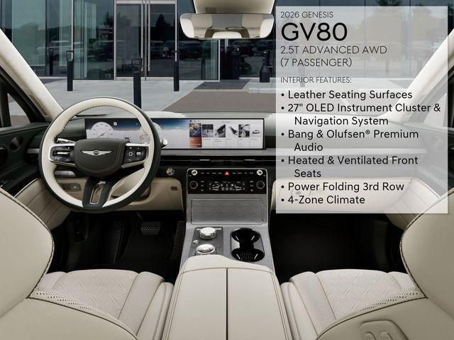 new 2026 Genesis GV80 car, priced at $71,520