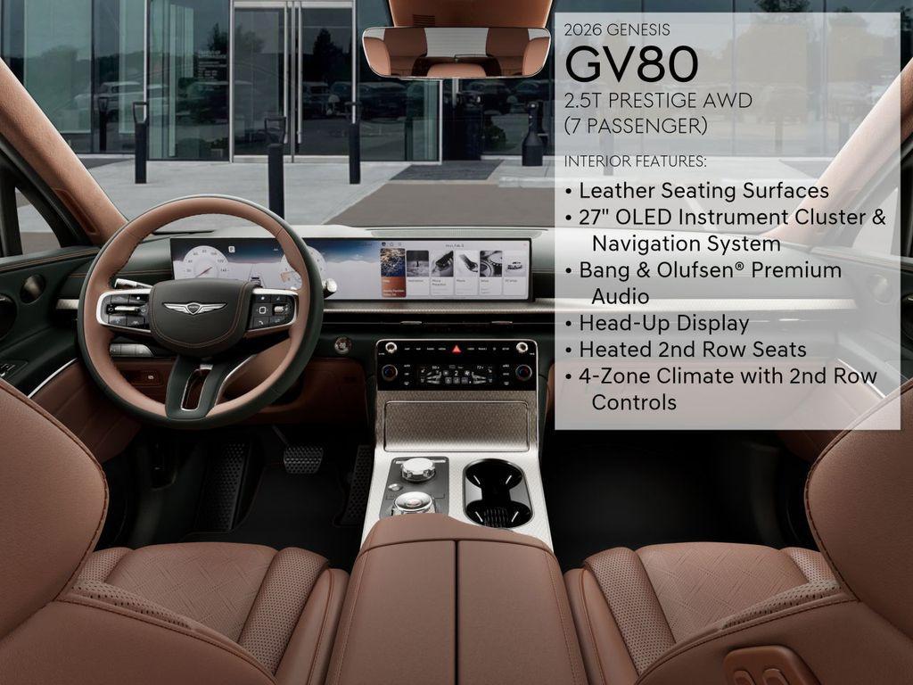 new 2026 Genesis GV80 car, priced at $74,530
