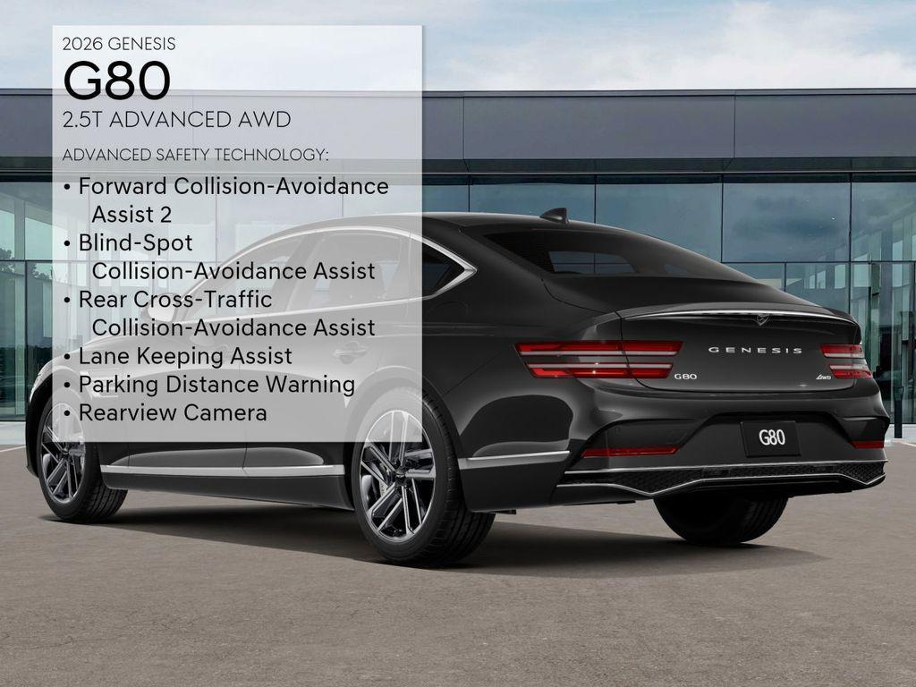 new 2026 Genesis G80 car, priced at $65,550