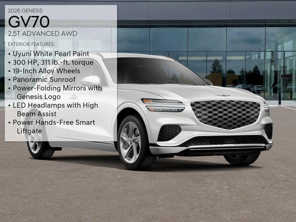 new 2026 Genesis GV70 car, priced at $57,935