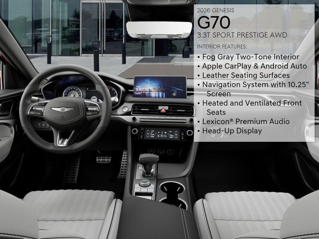 new 2026 Genesis G70 car, priced at $57,040