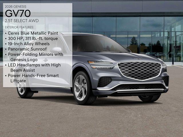new 2026 Genesis GV70 car, priced at $54,785