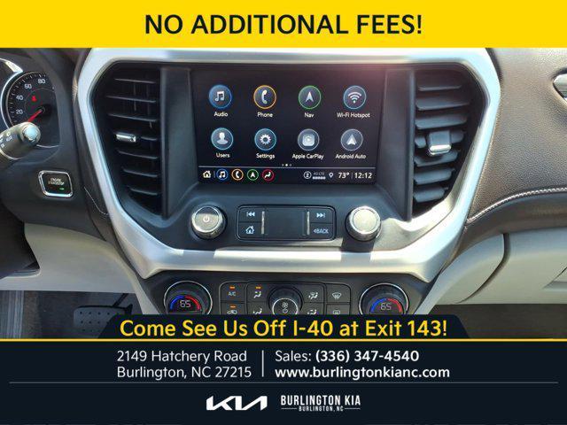 used 2021 GMC Acadia car, priced at $22,124