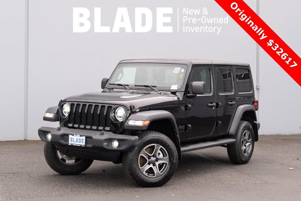 used 2022 Jeep Wrangler Unlimited car, priced at $27,309