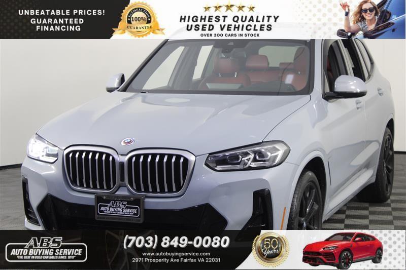 used 2022 BMW X3 car, priced at $38,995