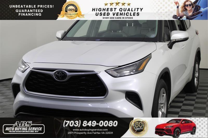 used 2022 Toyota Highlander car, priced at $20,444