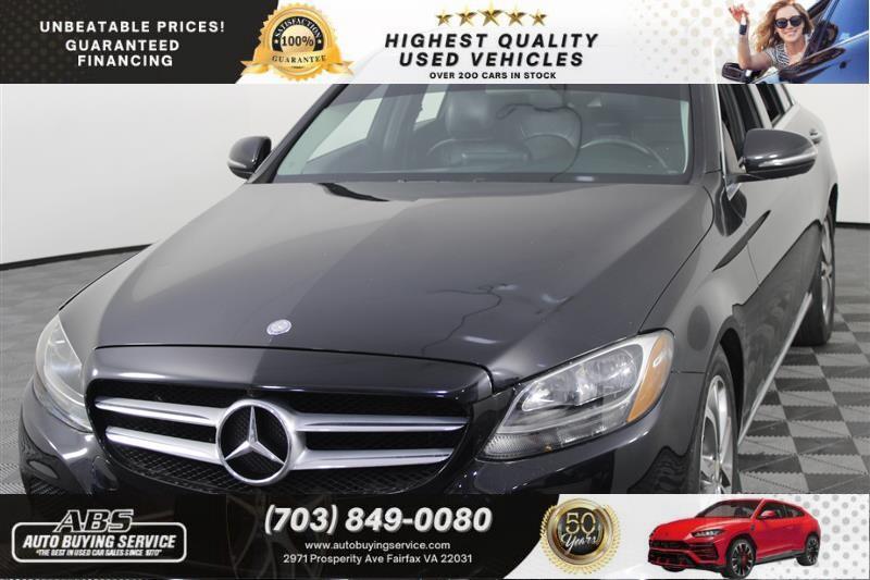 used 2017 Mercedes-Benz C-Class car, priced at $14,995