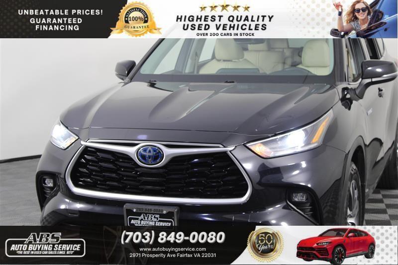 used 2021 Toyota Highlander Hybrid car, priced at $28,995