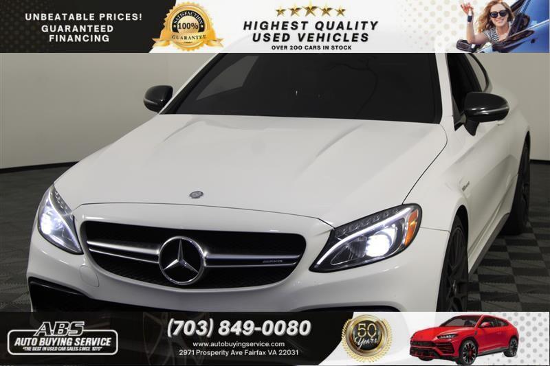 used 2017 Mercedes-Benz AMG C 63 car, priced at $26,995