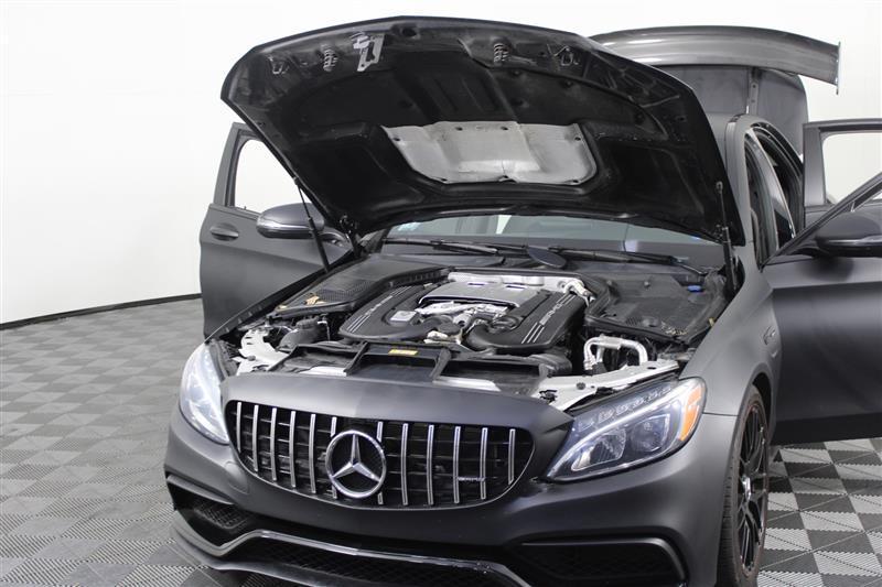 used 2017 Mercedes-Benz AMG C 63 car, priced at $28,995