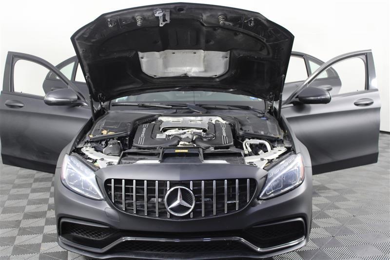 used 2017 Mercedes-Benz AMG C 63 car, priced at $28,995