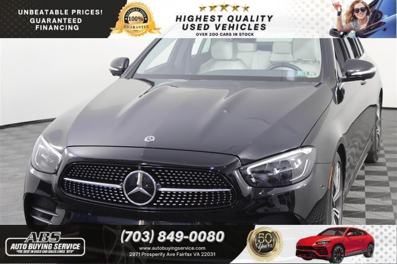 used 2021 Mercedes-Benz E-Class car, priced at $29,995