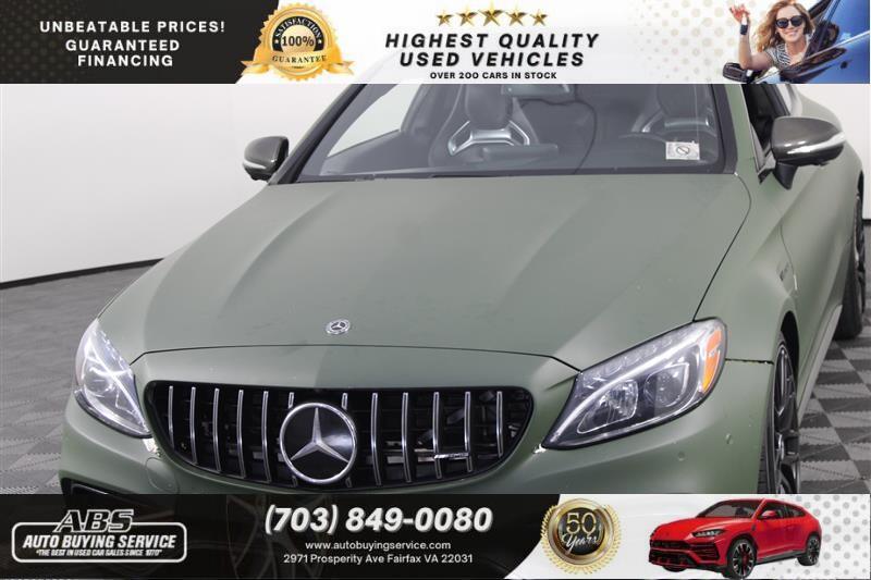 used 2017 Mercedes-Benz AMG C 63 car, priced at $26,995