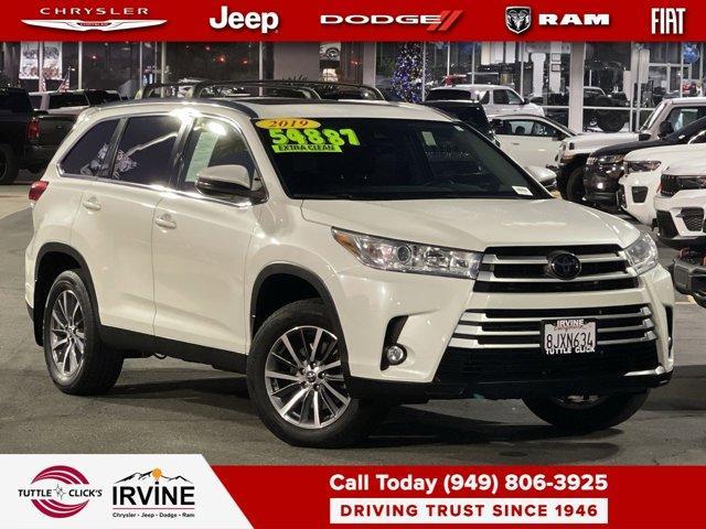 used 2019 Toyota Highlander car, priced at $24,887