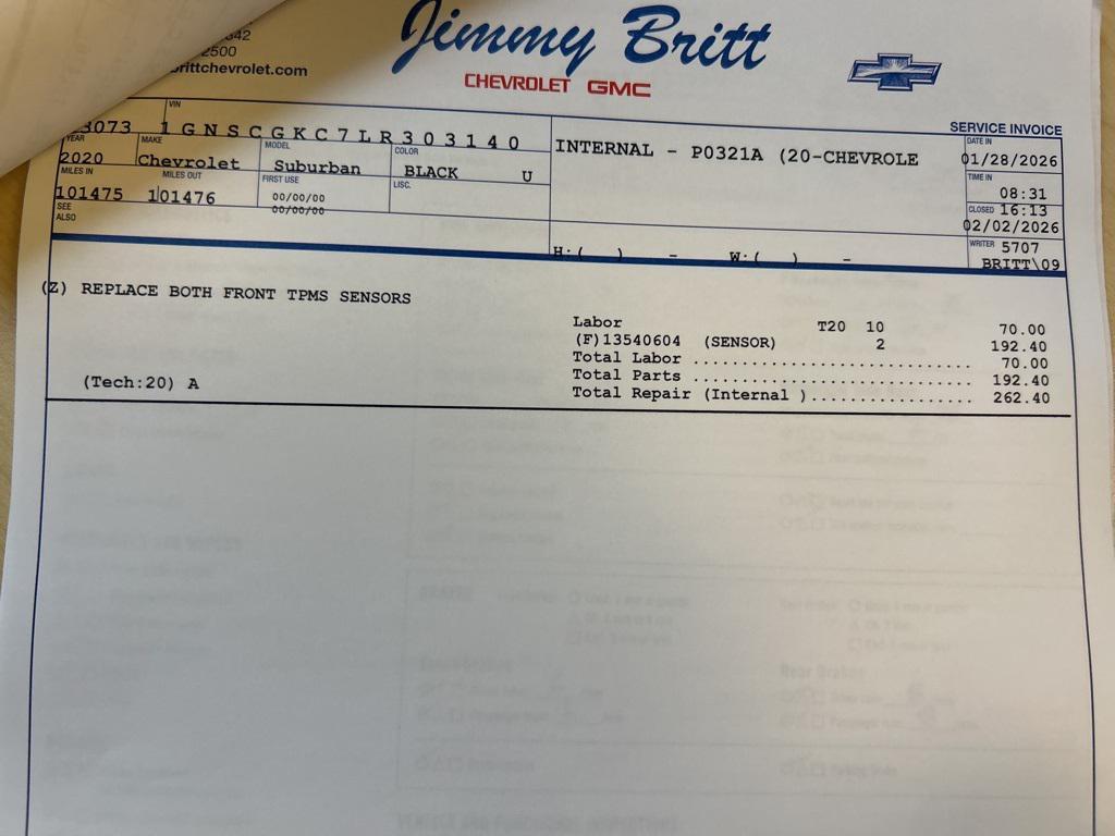 used 2020 Chevrolet Suburban car, priced at $22,999