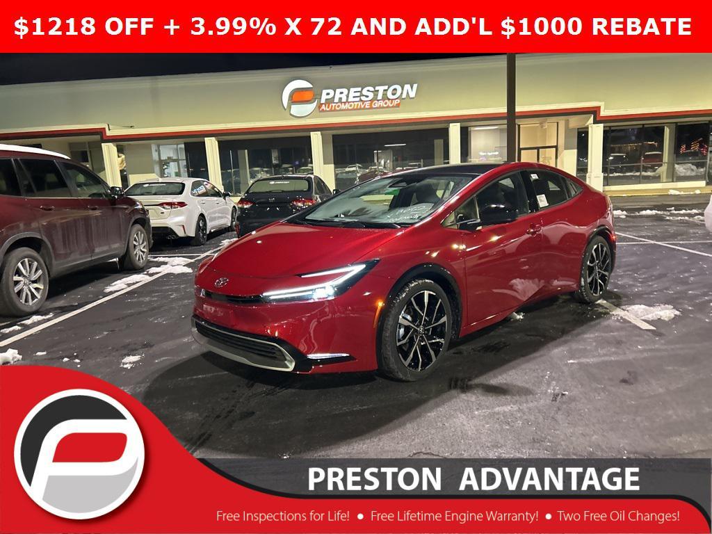 new 2026 Toyota Prius Plug-In Hybrid car, priced at $43,486