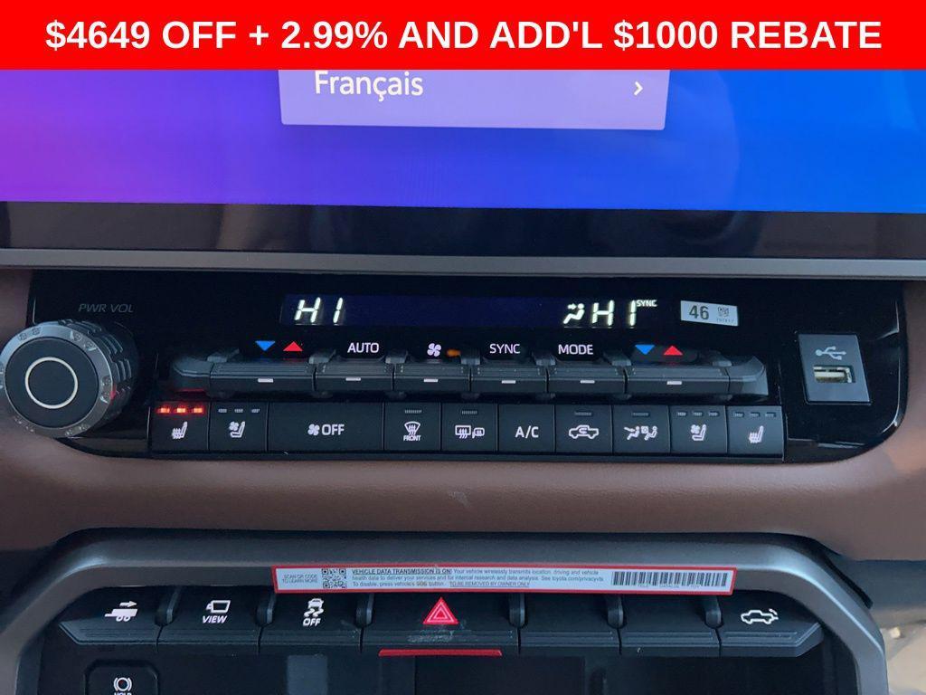 new 2026 Toyota Tundra car, priced at $69,600