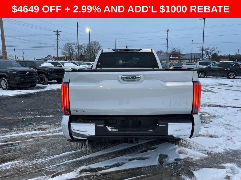 new 2026 Toyota Tundra car, priced at $69,600