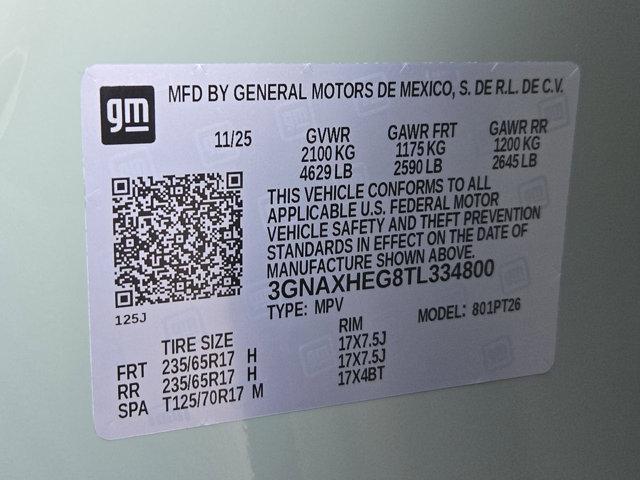 new 2026 Chevrolet Equinox car, priced at $30,265