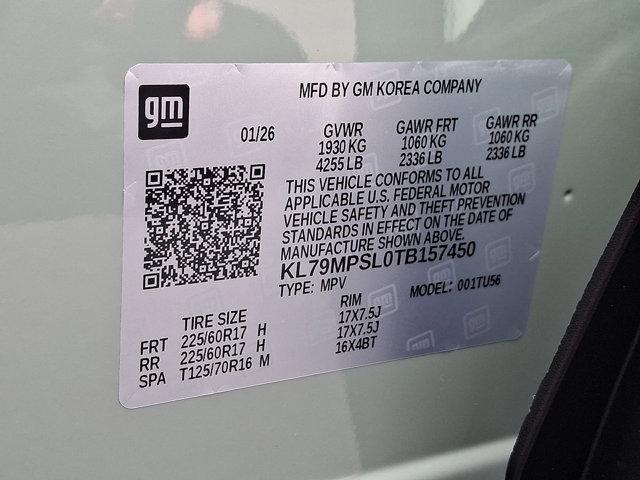 new 2026 Chevrolet TrailBlazer car, priced at $27,545