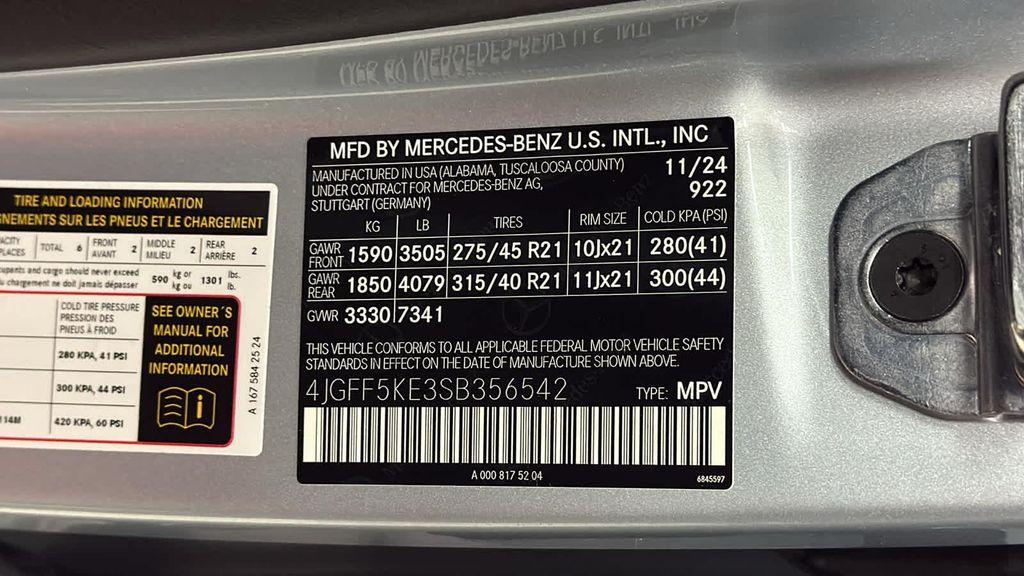 new 2025 Mercedes-Benz GLS 450 car, priced at $89,005