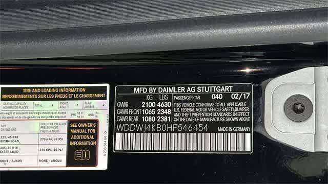 used 2017 Mercedes-Benz C-Class car, priced at $16,390