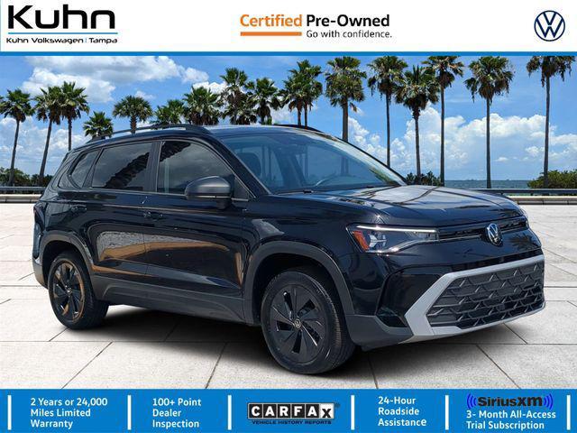 used 2025 Volkswagen Taos car, priced at $24,857