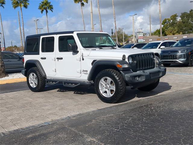 used 2021 Jeep Wrangler Unlimited car, priced at $22,550