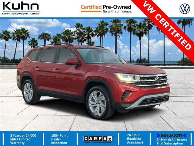 used 2022 Volkswagen Atlas car, priced at $24,770
