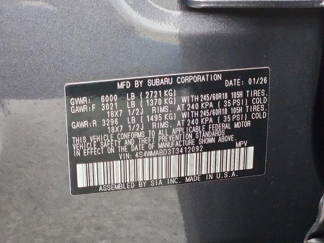 new 2026 Subaru Ascent car, priced at $39,989