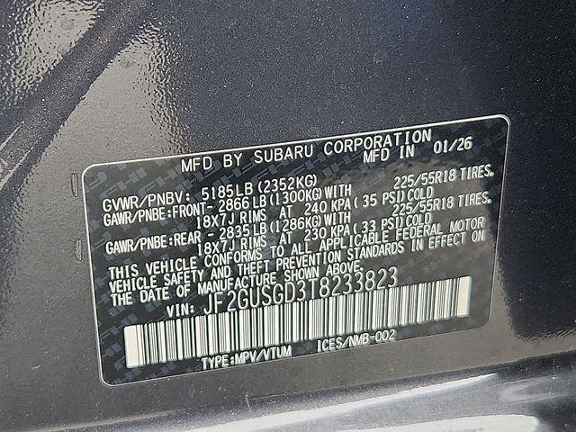 new 2026 Subaru Crosstrek car, priced at $35,187